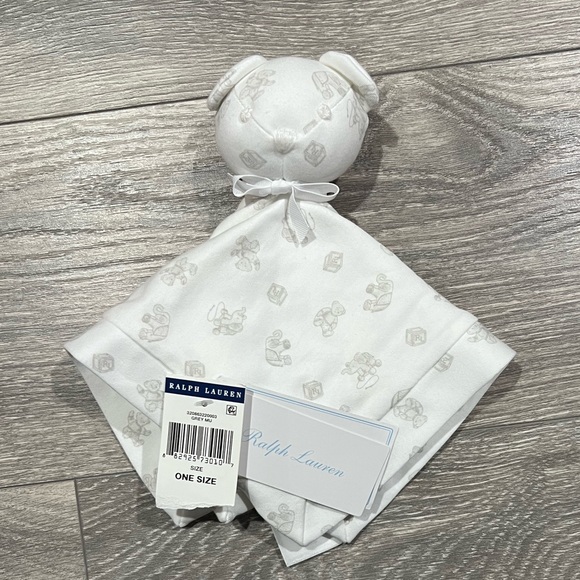 Ralph Lauren Other - *NWT* Ralph Lauren Baby Interlock Bear Lovey Blanket